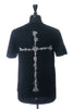 Givenchy Black Slim Fit Flower Cross Graphic T-Shirt