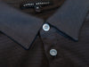 Robert Barakett NWT Smoke Grey Stripe Greenbow Long Sleeve Polo Shirt
