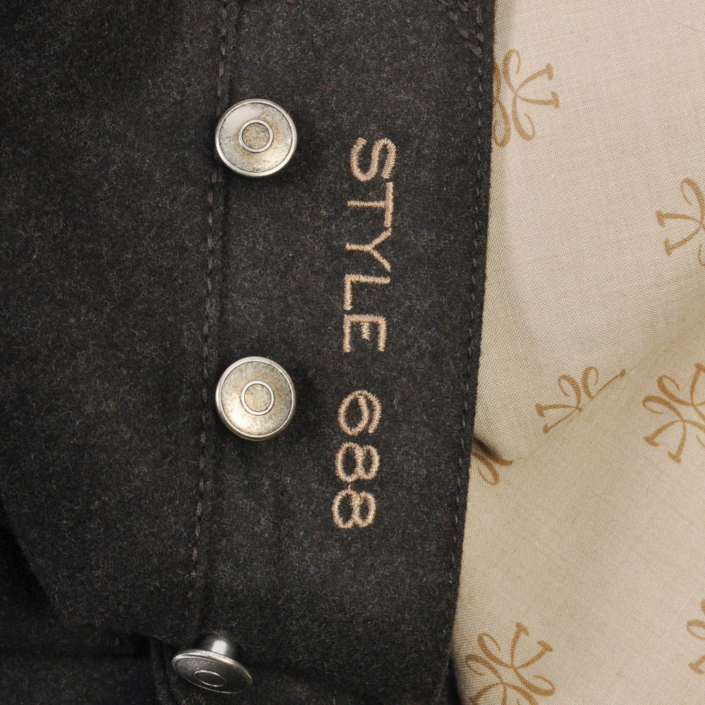 Jacob Cohen Brown Wool Flannel 688 Pants
