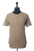 Wings + Horns NWT Brown H.Ash Henley T-Shirt