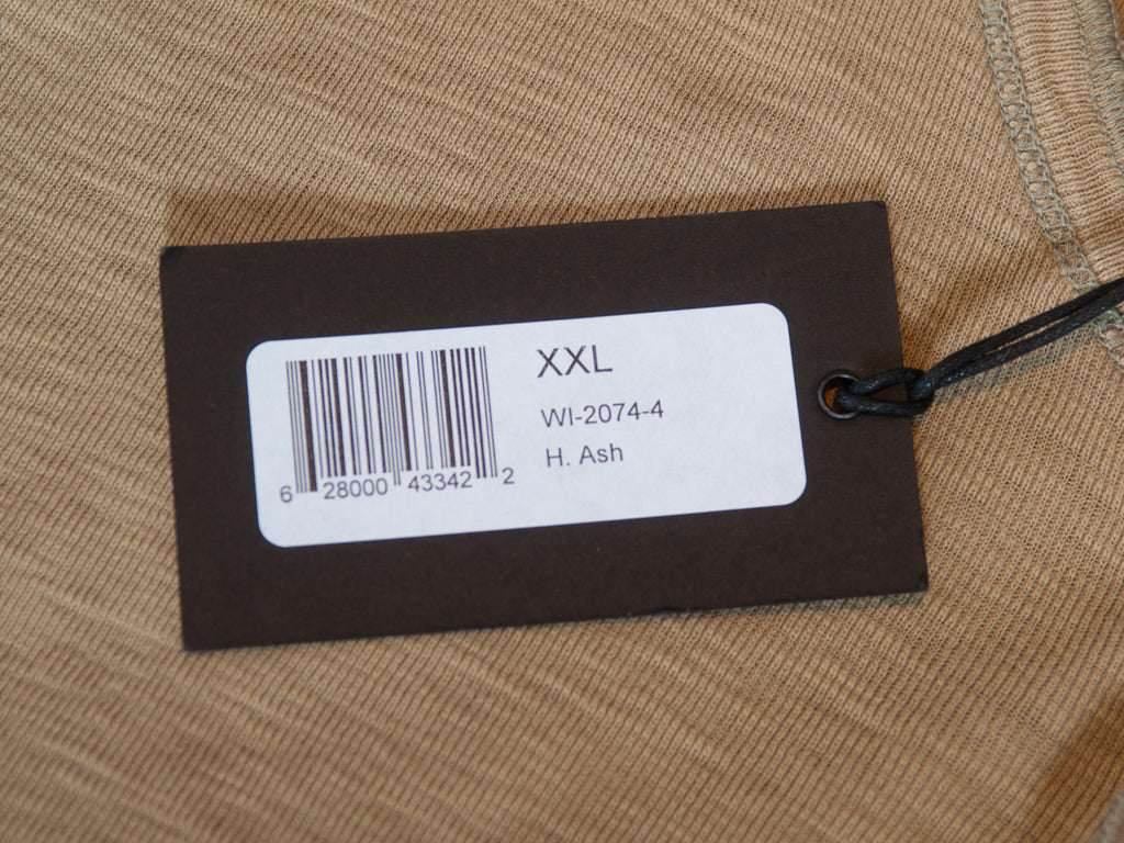 Wings + Horns NWT Brown H.Ash Henley T-Shirt