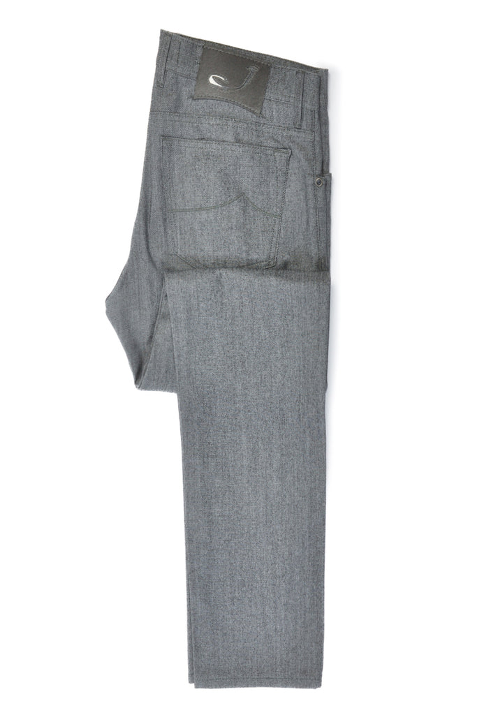 Jacob Cohen Grey 622 Wool Comfort Pants