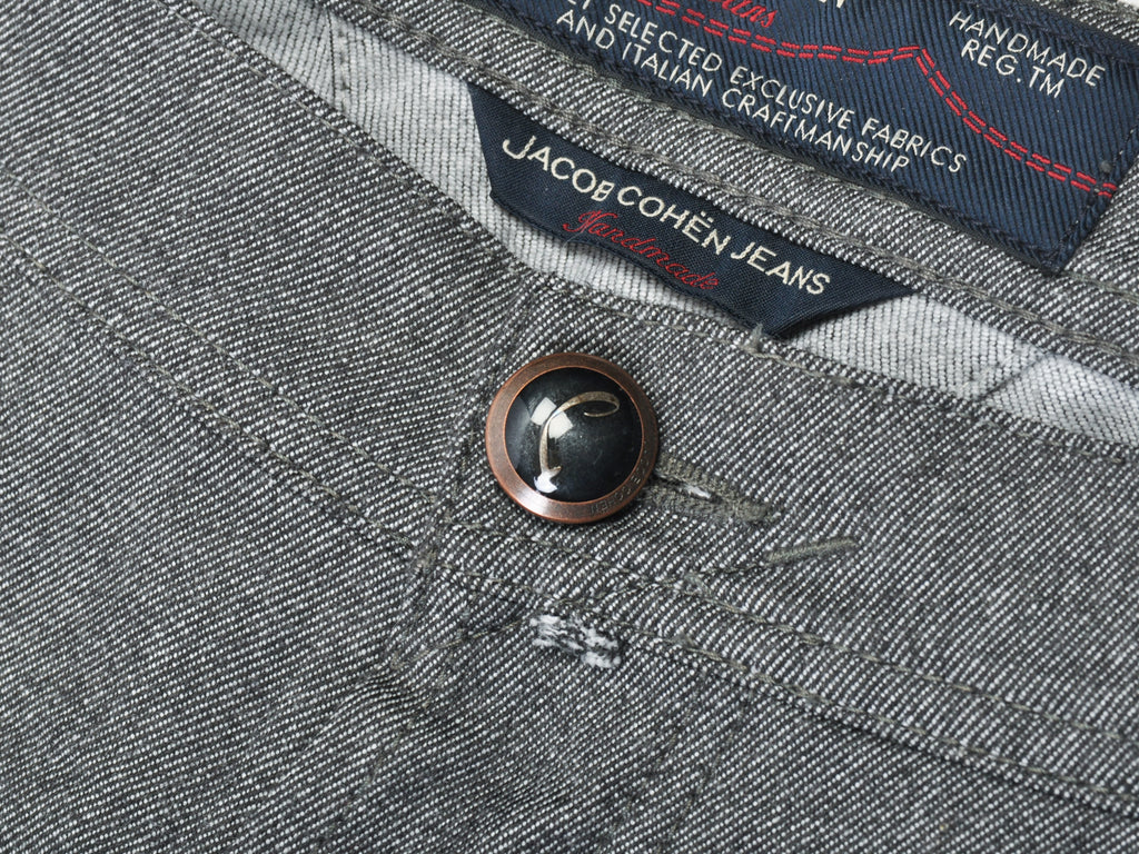 Jacob Cohen Grey 622 Wool Comfort Pants