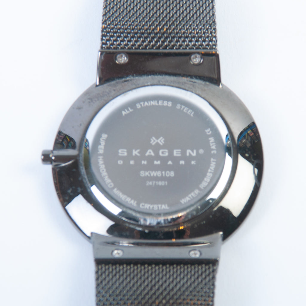 Skagen Archer Grey Stainless Steel Mesh Watch