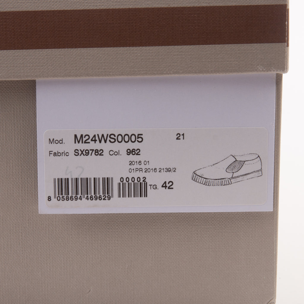 Marni NIB Brown and White Slip-On Sneakers