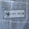 The Helm Grey Windowpane Check Garner Blazer