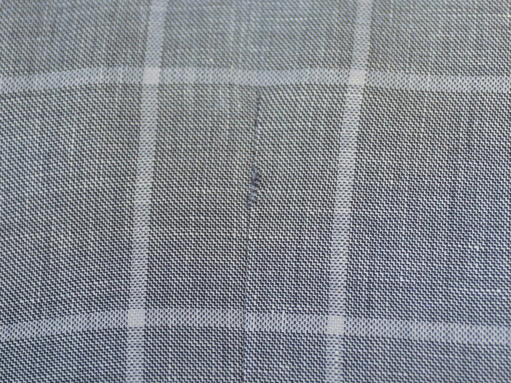 The Helm Grey Windowpane Check Garner Blazer