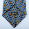 Brioni Blue and Yellow Geometric Print Tie