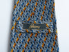 Brioni Blue and Yellow Geometric Print Tie