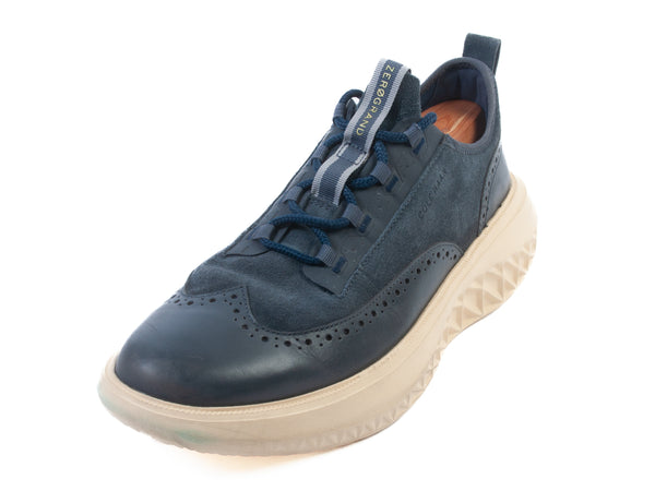 Cole Haan China Blue Suede Zerogrand Work from Anywhere Oxford