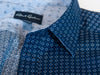Robert Graham NWOT Blue Diamond Print Dress Shirt