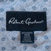 Robert Graham NWOT Blue Diamond Print Dress Shirt