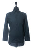 Robert Graham NWT Grey on Black Geometric Print Dress Shirt