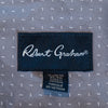 Robert Graham NWT Grey on Black Geometric Print Dress Shirt