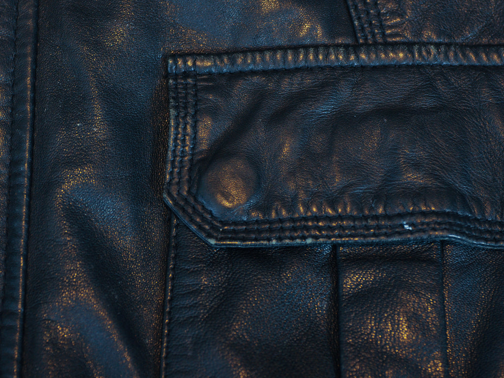 Ted Baker Black Leather Aegon Jacket