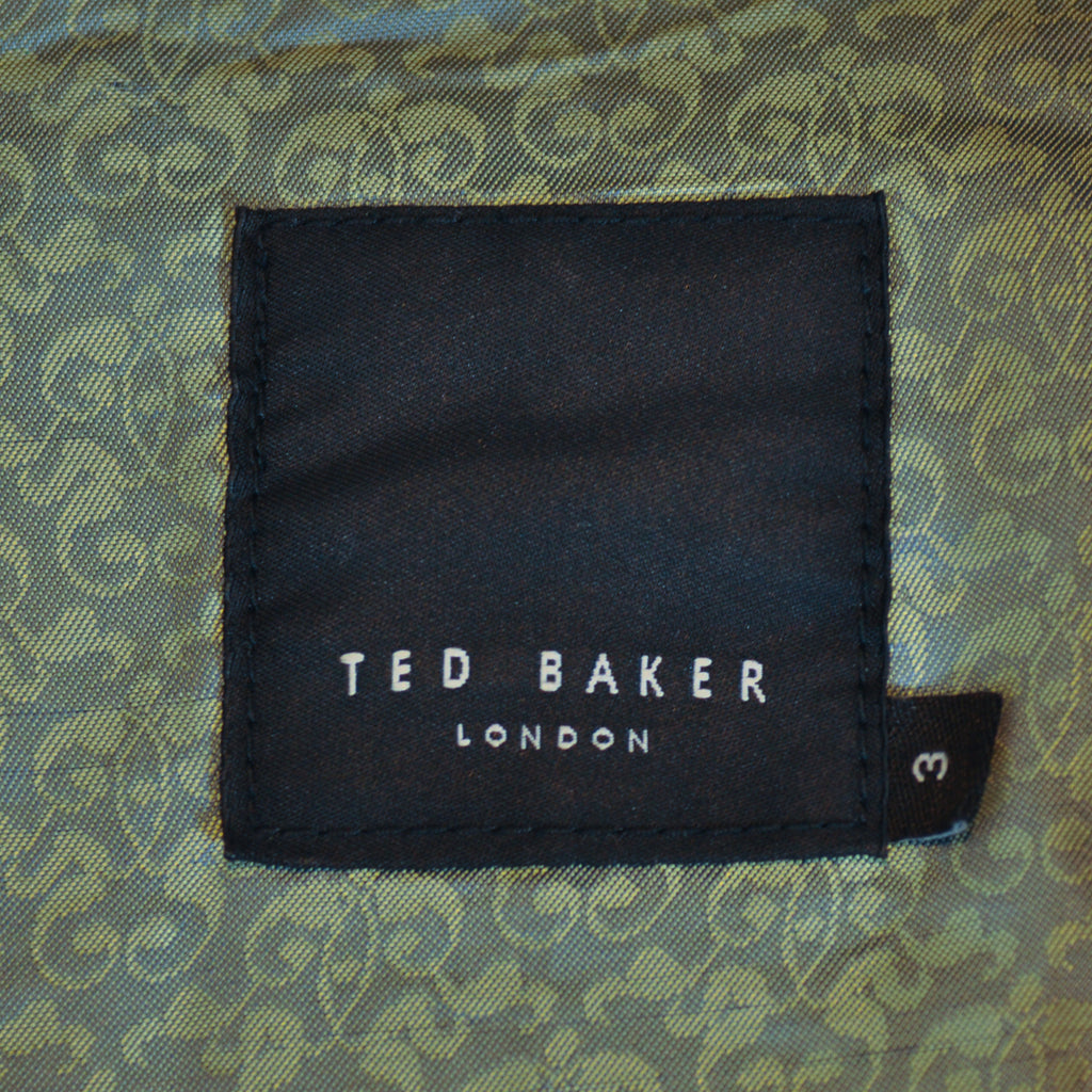 Ted Baker Black Leather Aegon Jacket