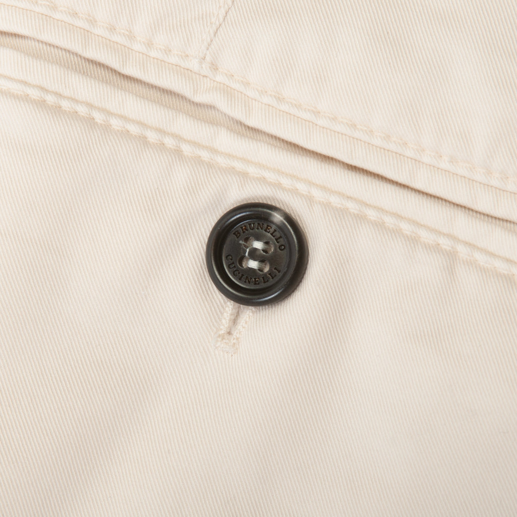 Brunello Cucinelli Beige Italian Fit Chinos