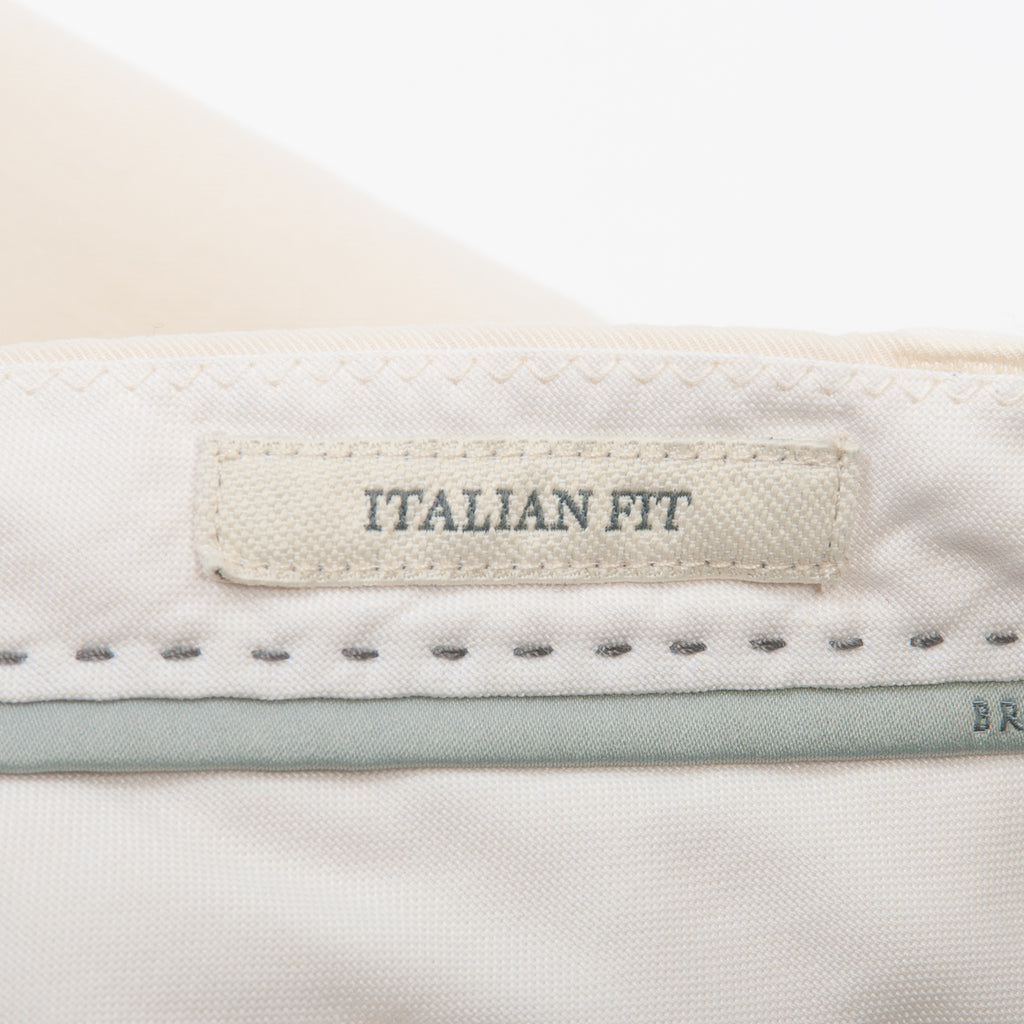 Brunello Cucinelli Beige Italian Fit Chinos