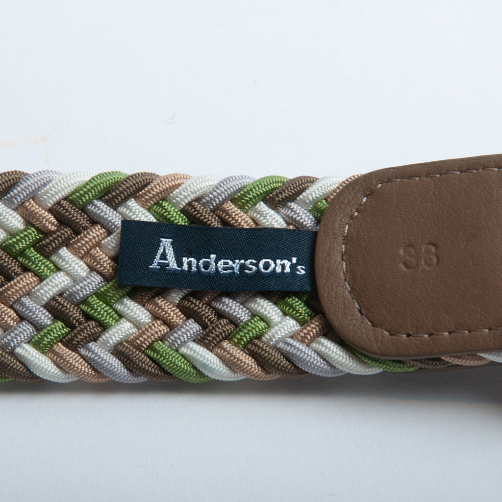 Anderson’s Pistachio Woven Belt