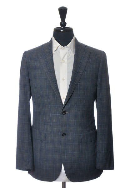 Canali 1934 Exclusive Collection Grey Check Super 150s Wool Suit