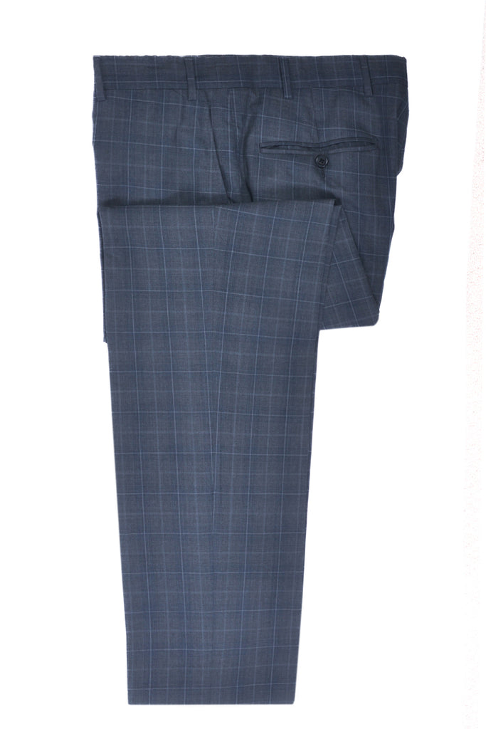 Canali 1934 Exclusive Collection Grey Check Super 150s Wool Suit
