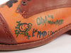 Zapato Sanchez Red Panda Graffiti Shoes at Luxmrkt consignment Edmonton luxmrkt.ca luxmrkt.com
