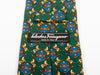 Salvatore Ferragamo Green Horse Print Tie