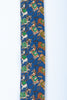 Salvatore Ferragamo Navy Blue Horse Print Suspenders