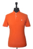 Burberry Orange Cotton Polo Shirt