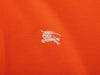 Burberry Orange Cotton Polo Shirt