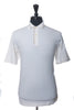 Burberry Ivory White Cotton Polo Shirt