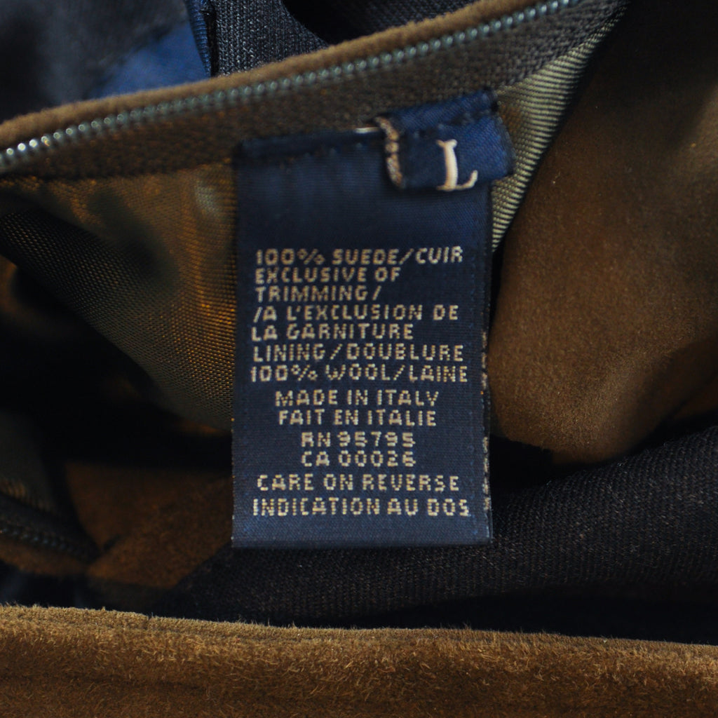 Arnold Brandt Sage Green Suede Jacket