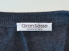 Gran Sasso Charcoal Grey V-Neck Sweater