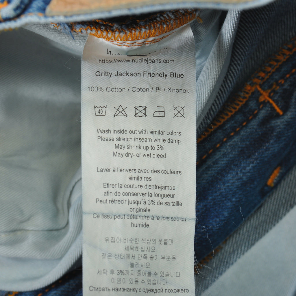Nudie Medium Wash Gritty Jackson Jeans