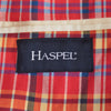 Haspel Bold Red Check Cotton Blazer