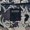 Benson Grey Floral Print Short Sleeve Shirt