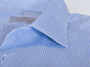 Canali Slate Blue Micro Check Dress Shirt