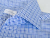 Ermenegildo Zegna Blue Check Slim Fit Shirt