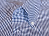 Canali Black Check Button Down Shirt