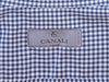 Canali Black Check Button Down Shirt