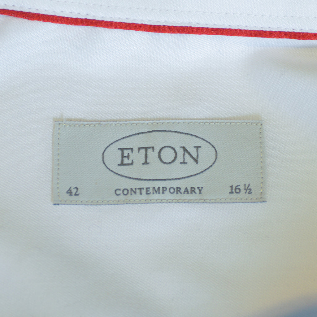 Eton White Slim Fit Shirt
