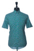 Liberty of London Green Paisley Print Short Sleeve Shirt