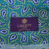 Liberty of London Green Paisley Print Short Sleeve Shirt