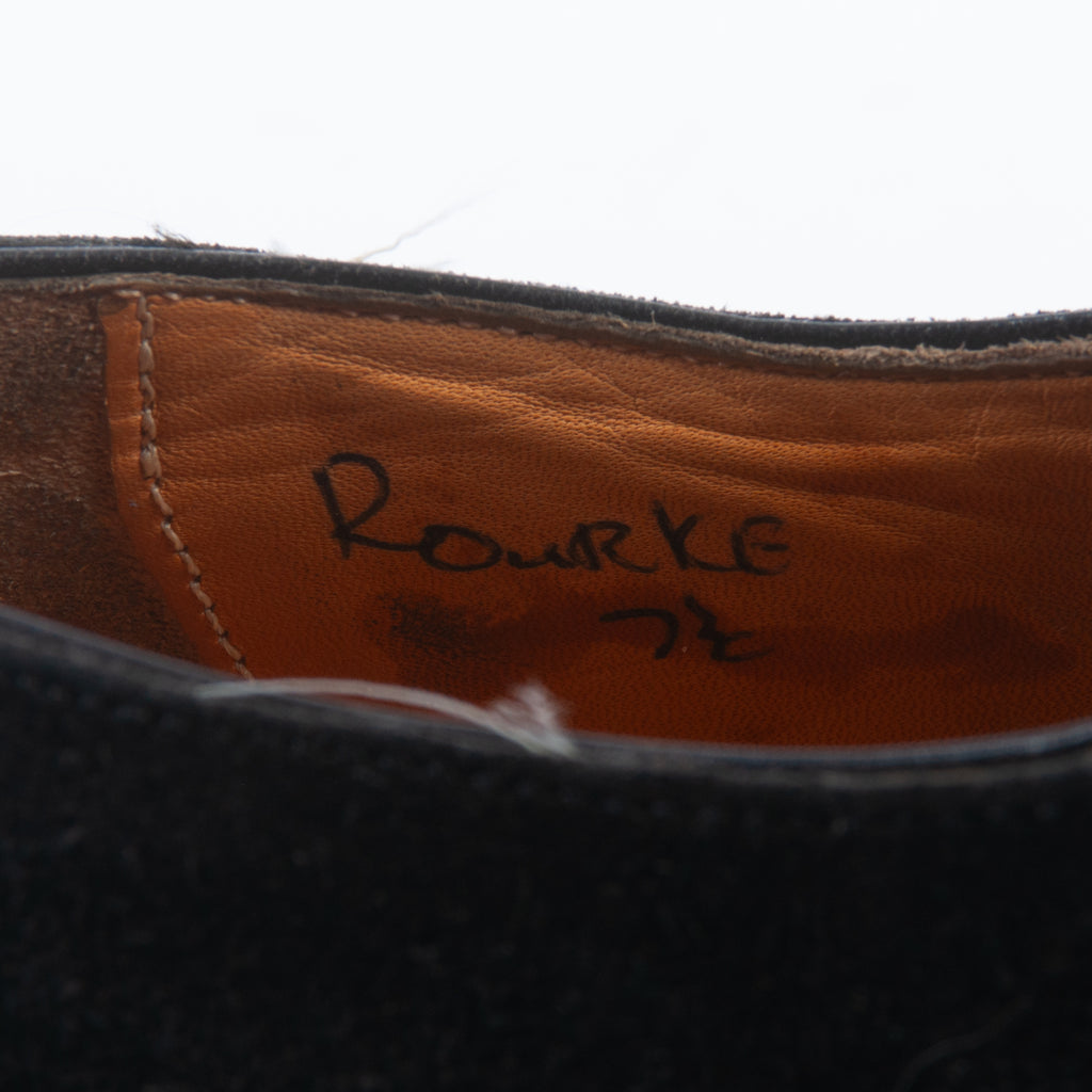 Oliver Sweeney Charcoal Grey Suede Rourke Slip-Ons