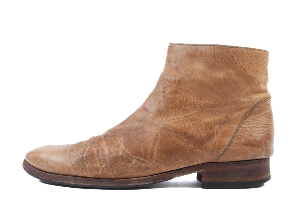 Diesel Black Gold Side Zip Boots
