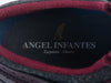 Angel Infantes Burgundy and Grey Wool Derby Shoes