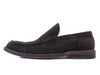 Barney’s New York Brown Suede Penny Loafers