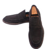 Barney’s New York Brown Suede Penny Loafers