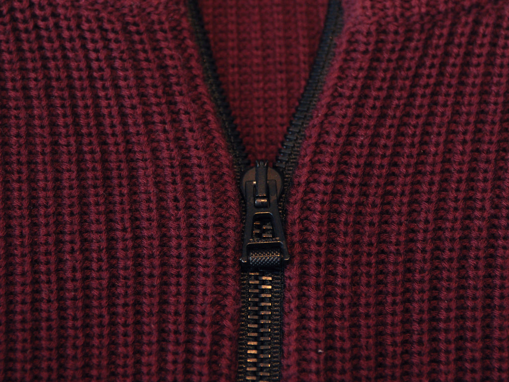 Belstaff Merlot Full Zip Sweater
