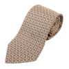 Gucci Light Brown Horsebit Patterned Tie